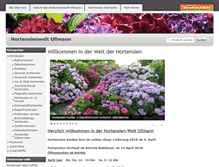 Tablet Screenshot of hortensien.net